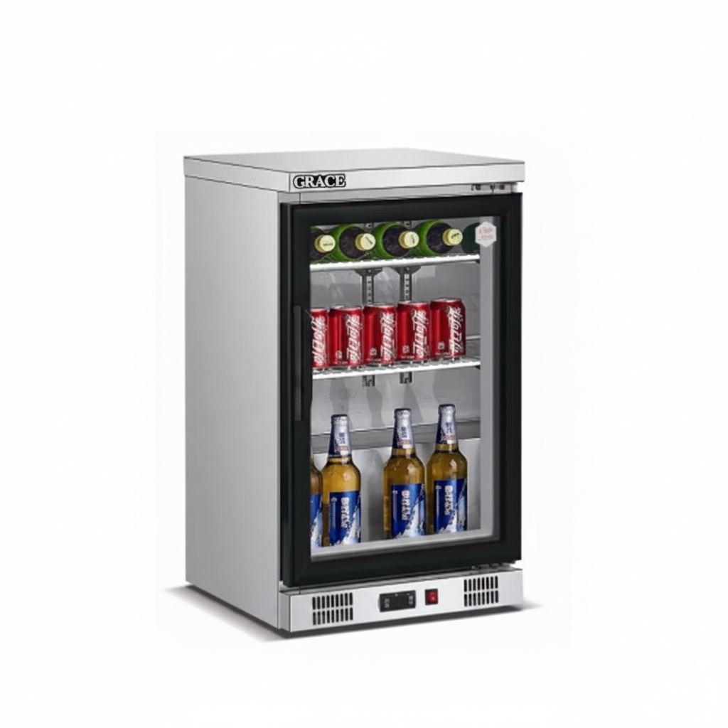 Wine Beer Dual Zone - Kulkas Bawah Meja, Baja Tahan Karat