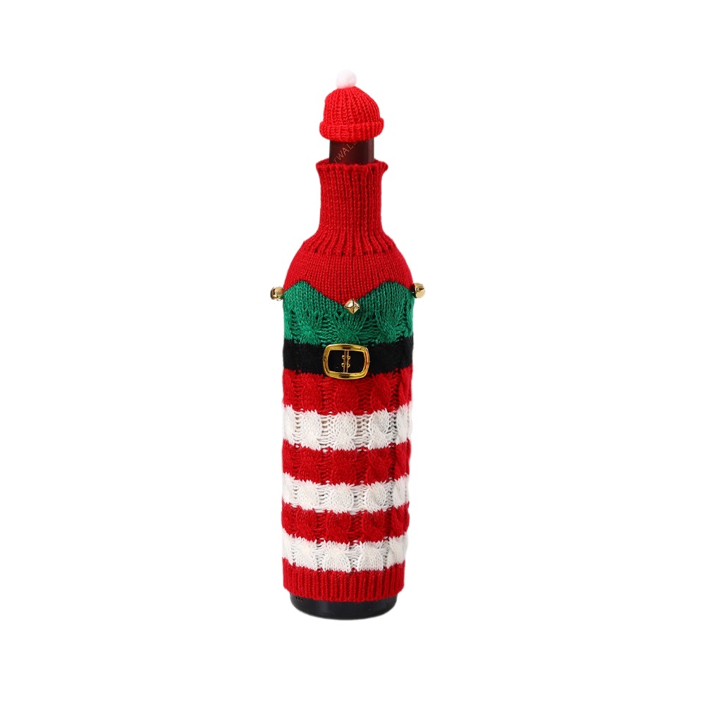 Wine Beer Hat - Penutup Botol Anggur Rajutan dengan Topi