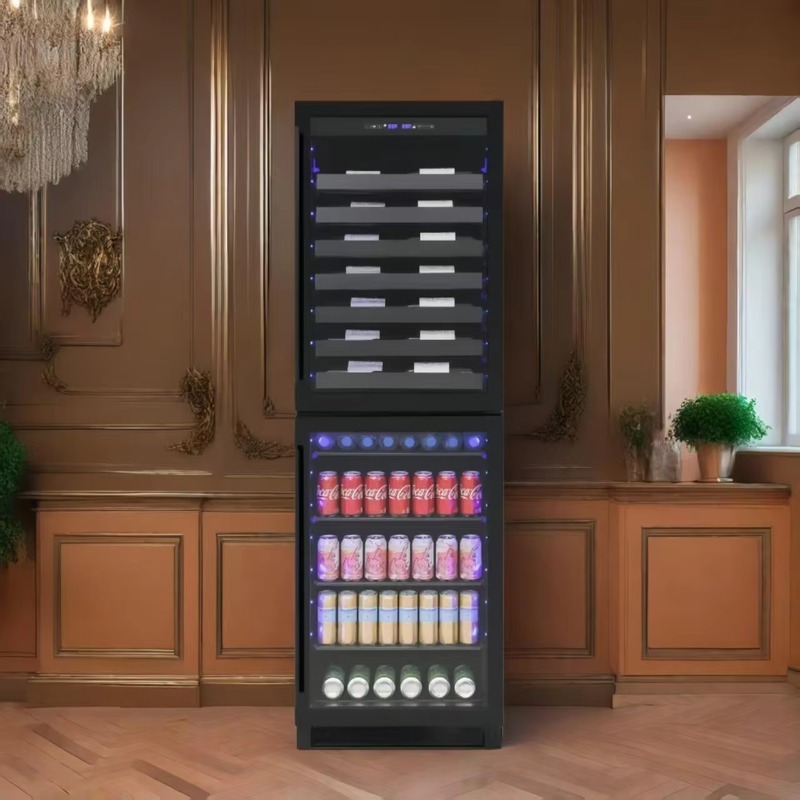 Kulkas minuman elektrik cerdas - Wine Beer Dual Zone ulasan dan harga