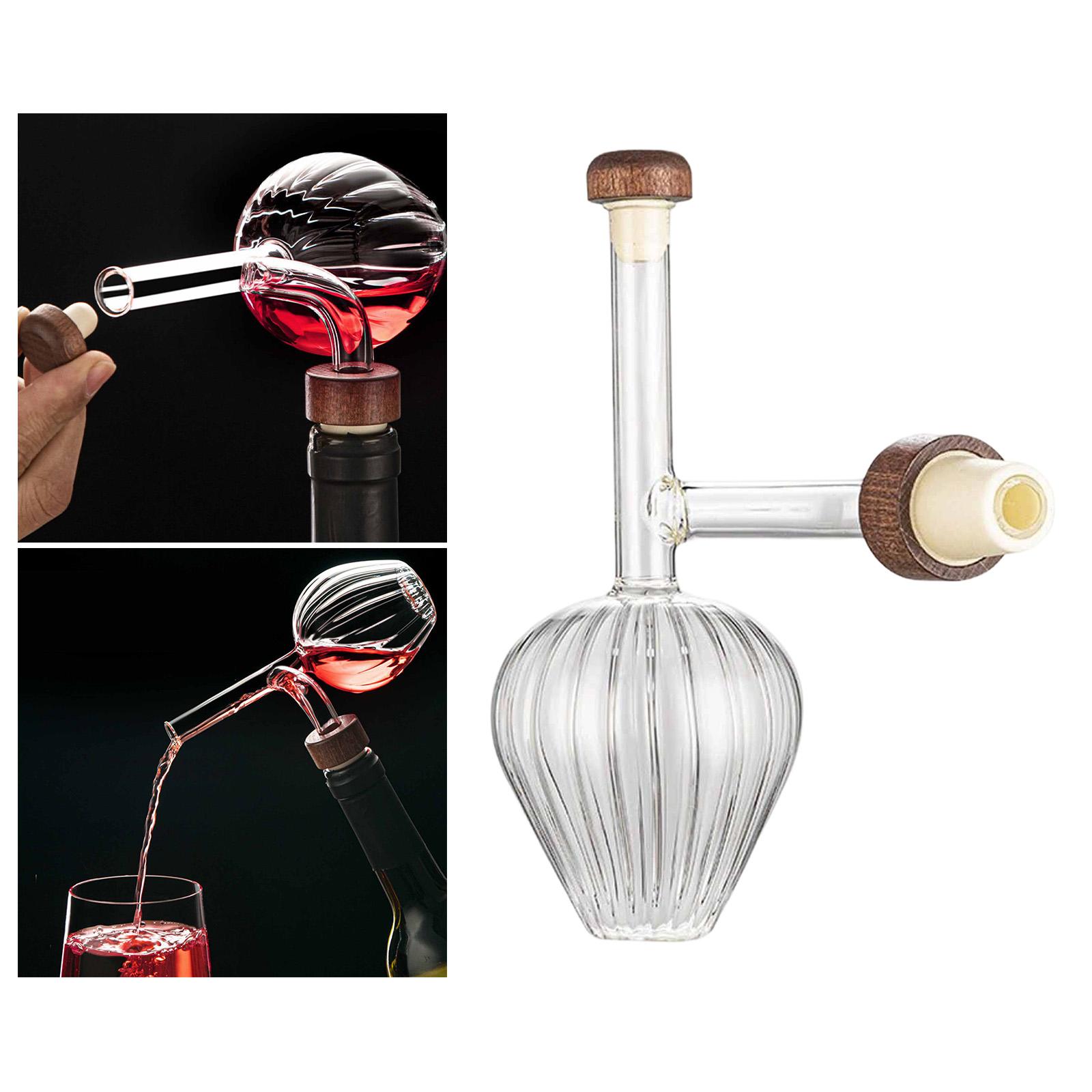 Set Aerator Kaca Kreatif Porta - Wine Aerator Pour ulasan dan harga