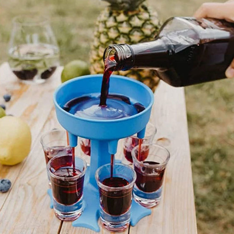 6 Shot Dispenser pemegang bir  - Whisky Beer And Wine ulasan dan harga