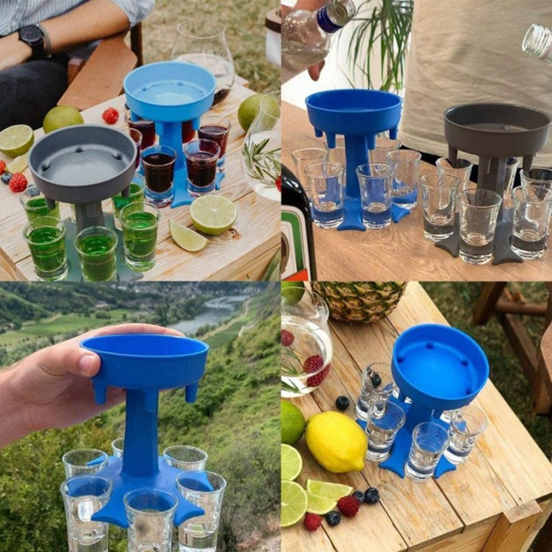 6 Shot Dispenser pemegang bir  - Whisky Beer And Wine ulasan dan harga