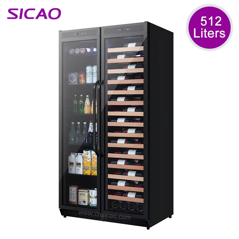 Kulkas Minuman Terintegrasi Du - Wine Beer Dual Zone ulasan dan harga